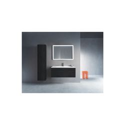 Duravit L-Cube Hochschrank Echtholzfurnier 243x400x1760mm Eiche Mattschwarz, 1 Tür... DURAVIT-LC1170R1616 4063382092052 (Abb. 1)