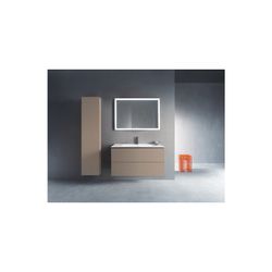 Duravit L-Cube Hochschrank Echtholzfurnier 243x400x1760mm, Leinen Matt, 1 Tür L, G... DURAVIT-LC1170L7575 4053424642482 (Abb. 1)