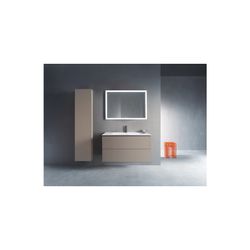 Duravit L-Cube Hochschrank Echtholzfurnier 243x400x1760mm, Basalt Matt, 1 Tür L, G... DURAVIT-LC1170L4343 4053424305424 (Abb. 1)