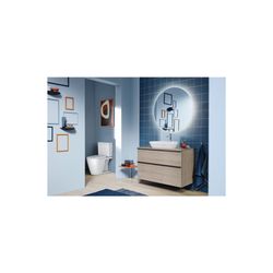 Duravit D-Neo Aufsatzbecken 600mm, Weiß Hochglanz, HalbOval, ohne Überlauf und HLB... DURAVIT-2372600070 4063382136022 (Abb. 1)