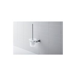 Duravit Bürstengarnitur D-Code 154x154x342mm, wandhäng. Chrom/Mattweiß, Messing, Sc... DURAVIT-0099271000 4021534636240 (Abb. 1)