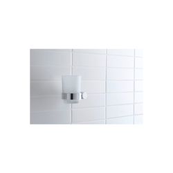 Duravit D-Code Zahnputzbecher 102x118x97mm, Chrom/Mattweiß, Schraubbefestigung, wan... DURAVIT-0099191000 4021534636165 (Abb. 1)