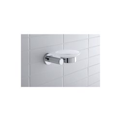 Duravit D-Code Seifenschale 120x137x53mm, Chrom/Mattweiß, Messing/Milchglas, Schrau... DURAVIT-0099171000 4021534636141 (Abb. 1)