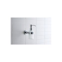 Duravit D-Code Seifenspender 145x69x220mm, Chrom/Mattweiß, Glas/Messing, Schraubbef... DURAVIT-0099161000 4021534576591 (Abb. 1)