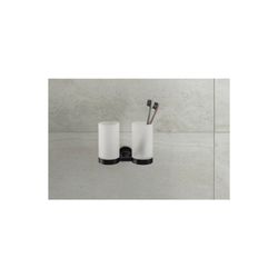Duravit Starck T Zahnputzbecher doppelt wandhängend, Position R L, 170x98x140mm, Ma... DURAVIT-0099484600 4063382318633 (Abb. 1)
