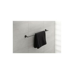 Duravit Starck T Handtuchhalter 73x810x50mm, Mattschwarz, Messing, 1 Arm, mit Befes... DURAVIT-0099434600 4053424703046 (Abb. 1)