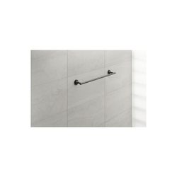 Duravit Starck T Handtuchhalter 73x610x50mm, Mattschwarz, Messing, 1 Arm, mit Befes... DURAVIT-0099424600 4053424703039 (Abb. 1)