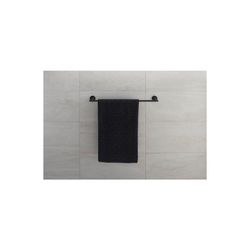 Duravit Starck T Handtuchhalter 73x610x50mm, Mattschwarz, Messing, 1 Arm, mit Befes... DURAVIT-0099424600 4053424703039 (Abb. 1)