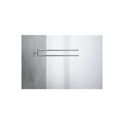 Duravit Karree Handtuchhalter 68x450x75mm, Chrom, Messing, 2 Arme, mit Befestigungs... DURAVIT-0099581000 4021534901133 (Abb. 1)
