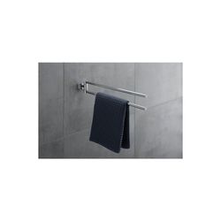 Duravit Karree Handtuchhalter 68x450x75mm, Chrom, Messing, 2 Arme, mit Befestigungs... DURAVIT-0099581000 4021534901133 (Abb. 1)