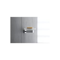 Duravit Karree Seifenschale 115x122x50mm, Chrom/Mattweiß, Messing/Glas, wandhängend... DURAVIT-0099521000 4021534901096 (Abb. 1)