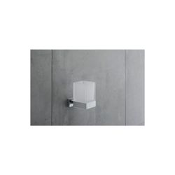 Duravit Karree Zahnputzbecher einzeln wandhängend, Position mitte, 100x69x110mm, Ch... DURAVIT-0099511000 4021534901089 (Abb. 1)