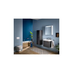 Duravit No.1 Spiegelschrank Wandmontage 148x600x700mm, Weiß, Tür R, 2 Glasfach... DURAVIT-N17920R00000000 4063382219749 (Abb. 1)