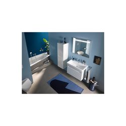 Duravit No.1 Halbhochschrank, Folie 360x400x1320mm Mattweiß/Mattweiß, 1 Tür R,... DURAVIT-N11308R18180000 4063382218827 (Abb. 1)