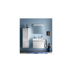 Duravit No.1 Halbhochschrank, Folie 360x400x1320mm Mattweiß/Mattweiß, 1 Tür R,... DURAVIT-N11308R18180000 4063382218827 (Abb. 1)