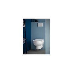 Duravit No.1 WC-Set wandh. Wand-WC, WC-Sitz, Weiß Hochglanz, Spülrand rimless, Abga... DURAVIT-45620900A1 4053424087962 (Abb. 1)