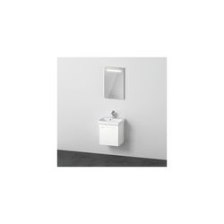 Duravit No.1 Möbel-Set, Möbelwaschtisch, Waschtischunterbau, Spiegel 390x500x2... DURAVIT-N10151R18180000 4063382807267 (Abb. 1)
