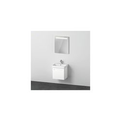 Duravit No.1 Möbel-Set, Möbelwaschtisch, Waschtischunterbau, Spiegel 450x550x2... DURAVIT-N10152018180000 4063382807762 (Abb. 1)