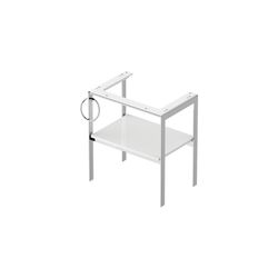 Duravit White Tulip Metallkonsole 450x684x760mm, L, Weiß Hochglanz, 1 Ablagefläche... DURAVIT-WT4543L8585 4063382126559 (Abb. 1)