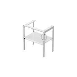 Duravit White Tulip Metallkonsole 450x684x760mm, Weiß Hochglanz, 1 Ablagefläche/Ha... DURAVIT-WT4543R8585 4063382126856 (Abb. 1)