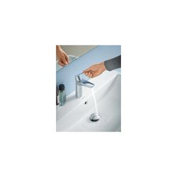 Duravit Push-open Ventil Universal, Chrom glänzend, geeignet für Waschtisch mit Übe... DURAVIT-0050521000 4021534301476 (Abb. 1)
