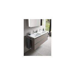 Duravit ME by Starck Doppelwaschtisch 490x1300x180mm wh, Weiß Hochglanz, Rechteckig... DURAVIT-2336130000 4053424121062 (Abb. 1)