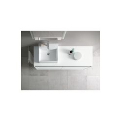 Duravit Vero Air Waschtisch 470x500x165mm wh Weiß Hochglanz, Rechteckig, WonderGli... DURAVIT-23505000271 4053424120591 (Abb. 1)