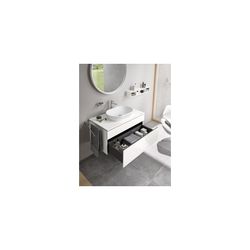 Duravit D-Neo Aufsatzbecken 600mm, Weiß Hochglanz, HalbOval, ohne Überlauf und HLB... DURAVIT-2372600070 4063382136022 (Abb. 1)