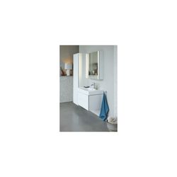 Duravit XSquare Hochschrank Lack 356x500x1776mm, Mattweiß, 1 Tür L, Grifflos, 4 Gl... DURAVIT-XS1313L1818 4053424574400 (Abb. 1)