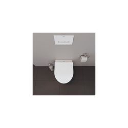 Duravit No.1 WC-Set wandh. Wand-WC, WC-Sitz, Compact, Weiß Hochglanz, Spülrand riml... DURAVIT-45750900A1 4053424912424 (Abb. 1)
