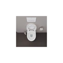 Duravit WC-Set bodenstehend No.1 480x370x465mm, Weiß Hochglanz, Tiefspüler, rimless... DURAVIT-41840900A1 4053424680613 (Abb. 1)