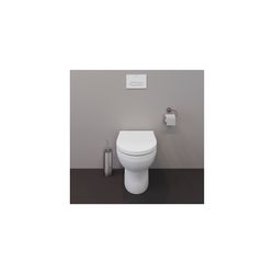 Duravit WC-Set bodenstehend No.1 480x370x465mm, Weiß Hochglanz, Tiefspüler, rimless... DURAVIT-41840900A1 4053424680613 (Abb. 1)
