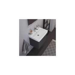 Duravit No.1 Waschtisch 460x650x175mm, Weiß Hochglanz, Rechteckig, 1 Waschplatz/HL ... DURAVIT-2375650000 4063382180308 (Abb. 1)