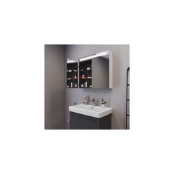 Duravit No.1 Spiegelschrank Wandmontage 148x800x700mm, Weiß, 2 Türen L/R, 2 Gl... DURAVIT-N17921000000000 4063382219756 (Abb. 1)