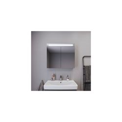 Duravit No.1 Spiegelschrank Wandmontage 148x800x700mm, Weiß, 2 Türen L/R, 2 Gl... DURAVIT-N17921000000000 4063382219756 (Abb. 1)