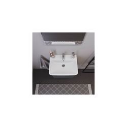 Duravit No.1 Waschtisch 460x600x173mm wandhäng., Weiß Hochglanz, Rechteckig, 1 Wasc... DURAVIT-2375600000 4063382180179 (Abb. 1)