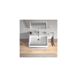 Duravit Vero Air Waschtisch 470x600x165mm wandhäng., Weiß Hochglanz, Rechteckig, 1 ... DURAVIT-2350600000 4053424091914 (Abb. 1)