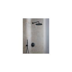 Duravit Kopfbrause, Mattschwarz, Kunststoff, Rund, d. Kopfbrause 250mm, 21l/min, ... DURAVIT-UV0660018046 4063382938077 (Abb. 1)