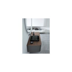 Duravit Happy D.2 Plus Aufsatzbecken 400mm, Anthrazit Matt, WonderGliss, Quadratis... DURAVIT-23594013001 4053424896762 (Abb. 1)