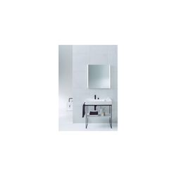 Duravit DuraSquare Metallkonsole 451x865x740-790mm variabel, Mattschwarz, bodensteh... DURAVIT-0031114600 4053424506418 (Abb. 1)