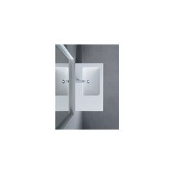 Duravit ME by Starck Waschtisch 490x830x180mm, Weiß Seidenmatt, Rechteckig, 1 Wasch... DURAVIT-2346833200 4053424893341 (Abb. 1)
