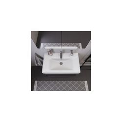 Duravit D-Neo Waschtisch 480x800x165mm, Weiß Hochglanz, Rechteckig, 1 Waschplatz/HL... DURAVIT-2367800000 4053424981970 (Abb. 1)
