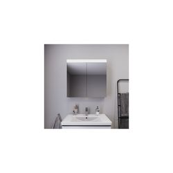Duravit Good Spiegelschrank mit Licht Wandmontage 148x810x760mm, Neutral, 2 Tü... DURAVIT-LM7821000000000 4063382580269 (Abb. 1)