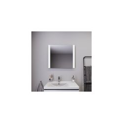 Duravit Licht und Spiegel Wandmontage 34x800x700mm, Mattweiß, Good, LED seitli... DURAVIT-LM7866000000000 4063382552150 (Abb. 1)