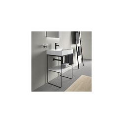 Duravit DuraSquare Metallkonsole 451x665x740-790mm variabel, Mattschwarz, bodensteh... DURAVIT-0031014600 4053424418216 (Abb. 1)