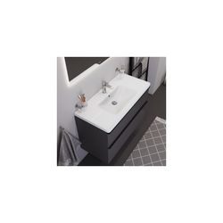 Duravit D-Neo Waschtisch 480x1005x160mm wandhäng., Weiß Hochglanz, Rechteckig, 1 Wa... DURAVIT-2367100000 4063382016096 (Abb. 1)