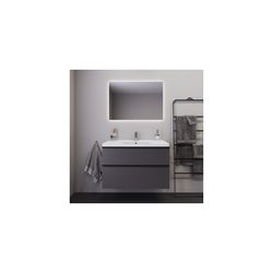 Duravit D-Neo Waschtisch 480x1005x160mm wandhäng., Weiß Hochglanz, Rechteckig, 1 Wa... DURAVIT-2367100000 4063382016096 (Abb. 1)