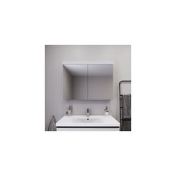 Duravit Better Spiegelschrank mit Licht Wandmontage 148x1010x760mm, Neutral, 2 Tü... DURAVIT-LM7832000002 4053424468099 (Abb. 1)