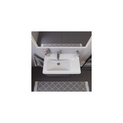 Duravit D-Neo Waschtisch 480x800x165mm, Weiß Hochglanz, Rechteckig, 1 Waschplatz L,... DURAVIT-2369800000 4063382016768 (Abb. 1)