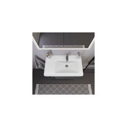 Duravit D-Neo Waschtisch 480x800x160mm, Weiß Hochglanz, Rechteckig, 1 Waschplatz R,... DURAVIT-2370800000 4063382016829 (Abb. 1)